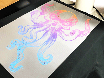 Octopus DTF film sheet