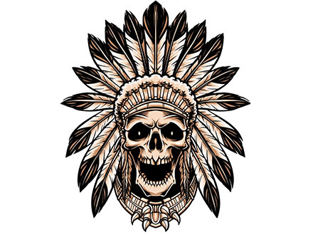 Skull vector redraw